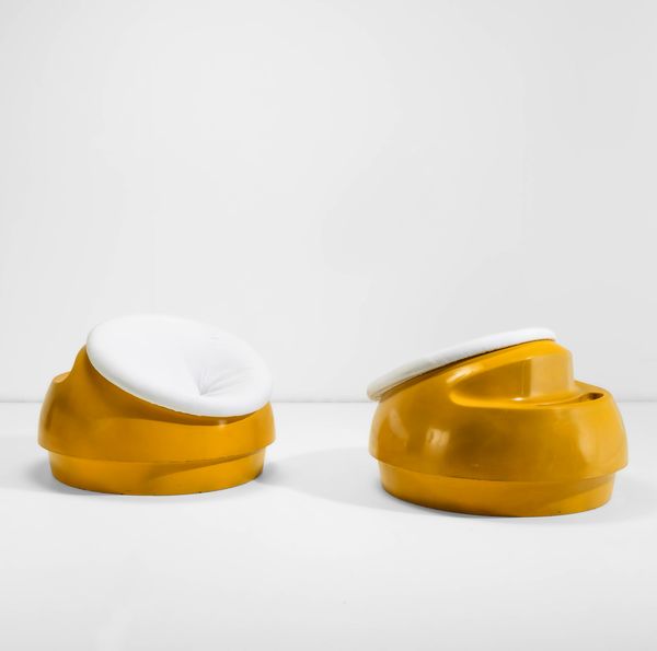 Bajo e Buttafava : Due poltrone  - Asta Design - Associazione Nazionale - Case d'Asta italiane