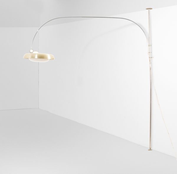 PIRRO CUNIBERTI : Lampada ad arco  - Asta Design - Associazione Nazionale - Case d'Asta italiane