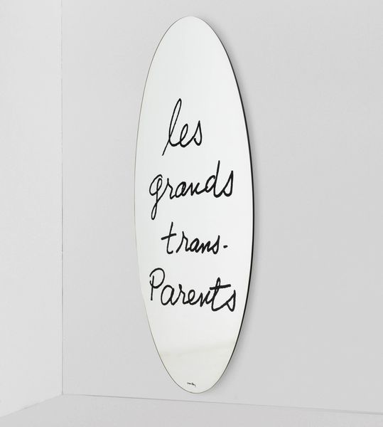 Man Ray : Specchio mod. Les grands transparents  - Asta Design - Associazione Nazionale - Case d'Asta italiane