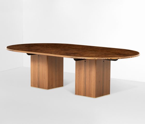 AFRA E TOBIA SCARPA : Grande tavolo della serie Artona.  - Asta Design - Associazione Nazionale - Case d'Asta italiane