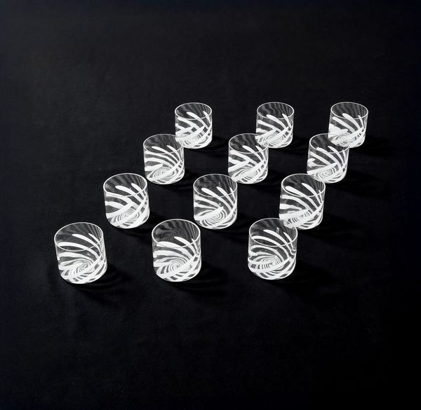 Salviati : Dodici bicchieri  - Asta Design - Associazione Nazionale - Case d'Asta italiane