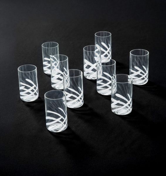 Salviati : Dieci bicchieri  - Asta Design - Associazione Nazionale - Case d'Asta italiane