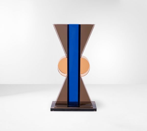 ETTORE SOTTSASS : Vaso a clessidra mod. 2665  - Asta Design - Associazione Nazionale - Case d'Asta italiane
