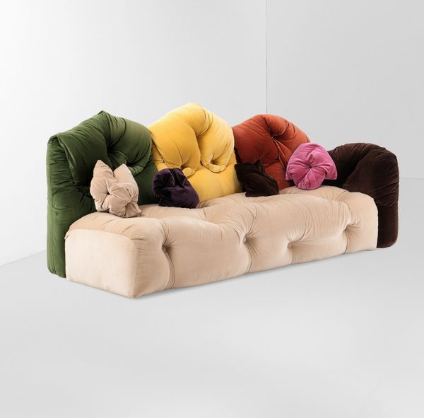 GAETANO PESCE : Divano mod. Nubola  - Asta Design - Associazione Nazionale - Case d'Asta italiane