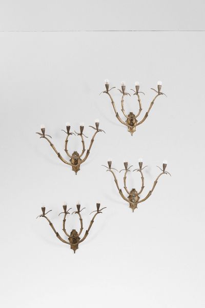 Quattro grandi lampade a parete.  - Asta Design - Associazione Nazionale - Case d'Asta italiane