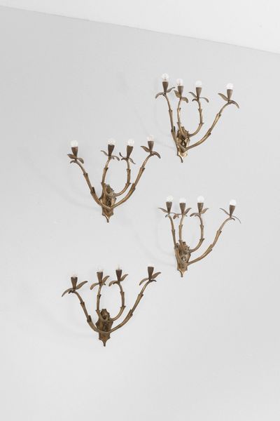 Quattro grandi lampade a parete.  - Asta Design - Associazione Nazionale - Case d'Asta italiane