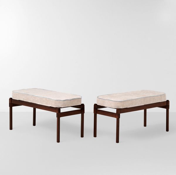 ICO PARISI : Due panche  - Asta Design - Associazione Nazionale - Case d'Asta italiane