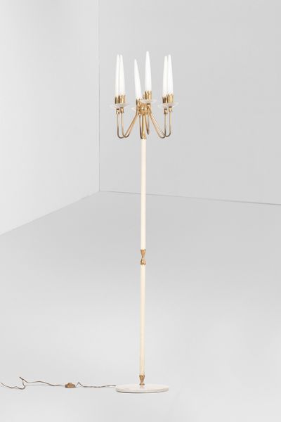 ANGELO LELII : Lampada da terra  - Asta Design - Associazione Nazionale - Case d'Asta italiane