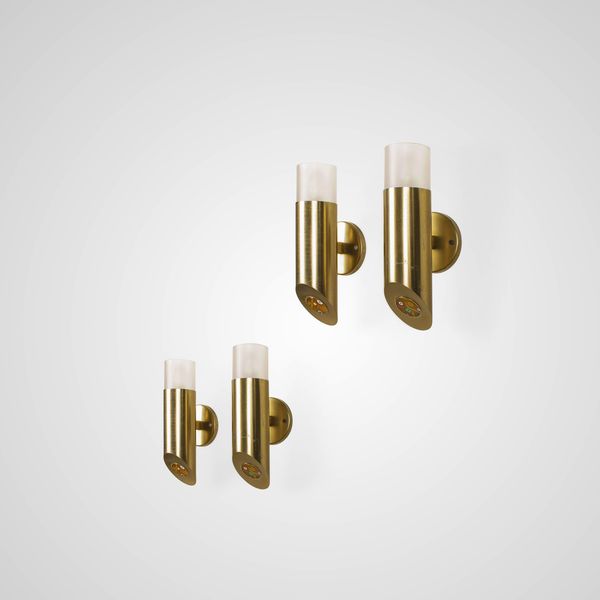 ANGELO LELII : Quattro lampade a parete  - Asta Design - Associazione Nazionale - Case d'Asta italiane