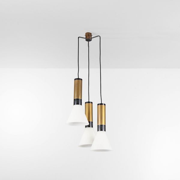 STILNOVO : Lampada a sospensione  - Asta Design - Associazione Nazionale - Case d'Asta italiane