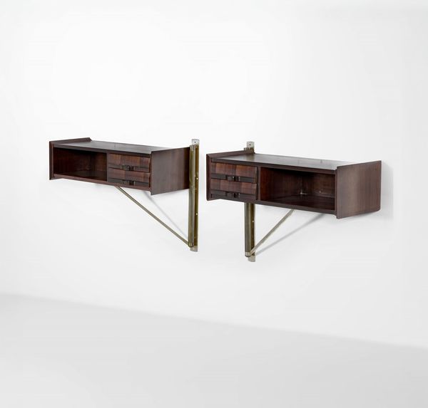 OSVALDO BORSANI : Due comodini  - Asta Design - Associazione Nazionale - Case d'Asta italiane