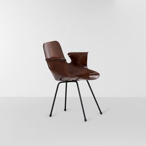 Vittorio  Nobili - Sedia con braccioli mod. Medea