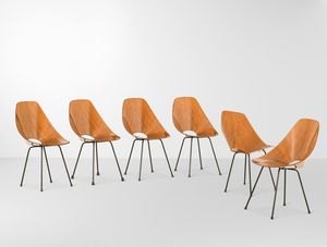 Vittorio  Nobili - Sei sedie mod. Medea