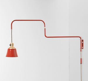 Siegfried Heinrich - Lampada a parete orientabile ed estensibile.