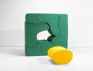 Sebastian Matta : Salotto modulare mod. Malitte  - Asta Design - Associazione Nazionale - Case d'Asta italiane