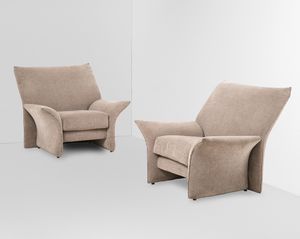 Emilio  Guarnacci - Due poltrone mod. Falena