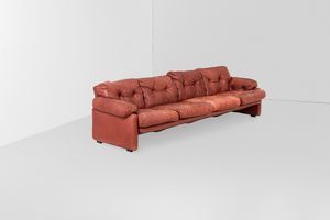 AFRA E TOBIA SCARPA : Divano e due poltrone mod. Coronado  - Asta Design - Associazione Nazionale - Case d'Asta italiane