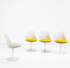 EERO SAARINEN - Quattro sedie della serie Tulip
