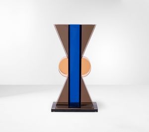 ETTORE SOTTSASS - Vaso a clessidra mod. 2665