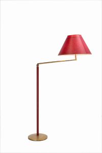 ANGELO LELII : Lampada da terra mod. Tris  - Asta Design - Associazione Nazionale - Case d'Asta italiane