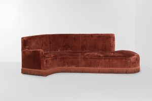 Grande divano curvo.  - Asta Design - Associazione Nazionale - Case d'Asta italiane