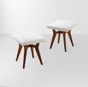 Ico Parisi, Attribuito a - Due pouff