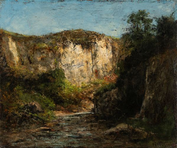Gustave Courbet : Rochers d'Ornans  - Asta Importanti Dipinti e Sculture / Arte Figurativa tra XIX e XX Secolo - Associazione Nazionale - Case d'Asta italiane