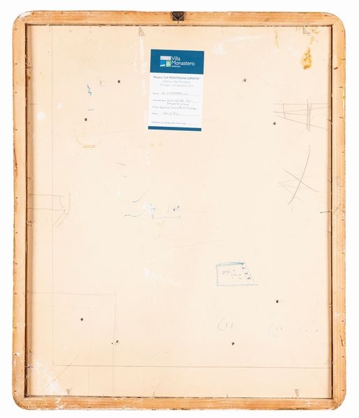 Angelo Morbelli : Nuvole in montagna  - Asta Importanti Dipinti e Sculture / Arte Figurativa tra XIX e XX Secolo - Associazione Nazionale - Case d'Asta italiane