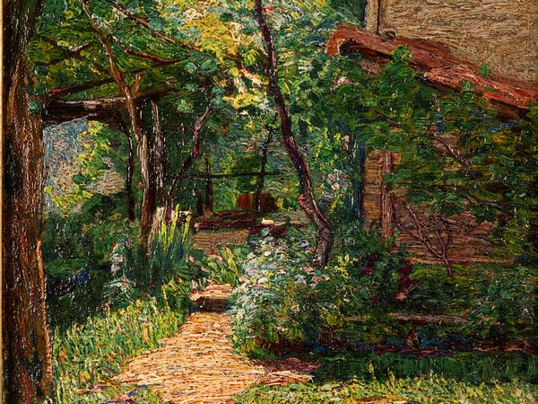 Carlo Fornara : Il mio orto  - Asta Importanti Dipinti e Sculture / Arte Figurativa tra XIX e XX Secolo - Associazione Nazionale - Case d'Asta italiane