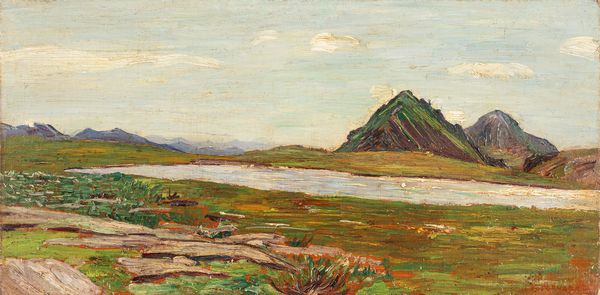 Carlo Fornara : Il Lago di Pane Latte (o Mattinata sulle Alpi)  - Asta Importanti Dipinti e Sculture / Arte Figurativa tra XIX e XX Secolo - Associazione Nazionale - Case d'Asta italiane