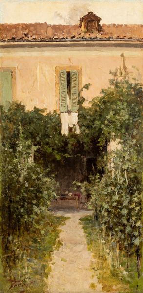 Achille Befani Formis : Panni al sole  - Asta Importanti Dipinti e Sculture / Arte Figurativa tra XIX e XX Secolo - Associazione Nazionale - Case d'Asta italiane