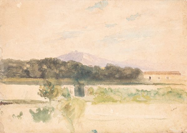 Giuseppe De Nittis : Paesaggio campano  - Asta Importanti Dipinti e Sculture / Arte Figurativa tra XIX e XX Secolo - Associazione Nazionale - Case d'Asta italiane