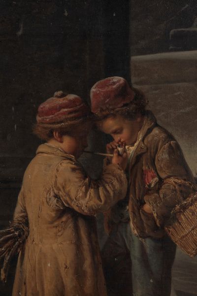 Antonio Rotta : Giochi di bimbi  - Asta Importanti Dipinti e Sculture / Arte Figurativa tra XIX e XX Secolo - Associazione Nazionale - Case d'Asta italiane