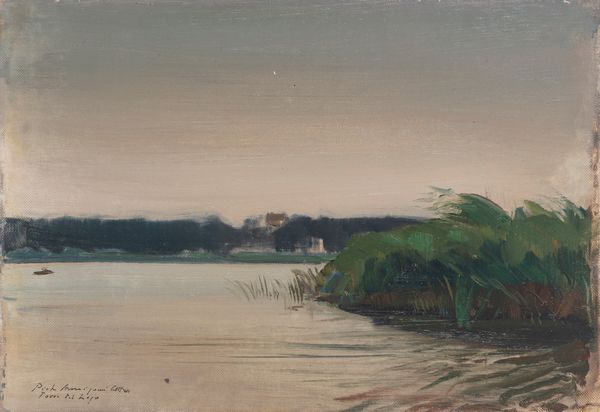 Pietro Annigoni : Torre del lago  - Asta Importanti Dipinti e Sculture / Arte Figurativa tra XIX e XX Secolo - Associazione Nazionale - Case d'Asta italiane