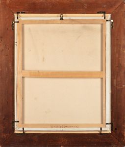 Hugo  Golli, detto Vallin : Mercato a Chioggia  - Asta Importanti Dipinti e Sculture / Arte Figurativa tra XIX e XX Secolo - Associazione Nazionale - Case d'Asta italiane