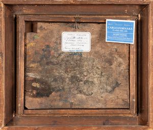 Carlo Fornara : Il quadrante della mia vita - 2 febbraio 1893 (o Paesaggio Vigezzino)  - Asta Importanti Dipinti e Sculture / Arte Figurativa tra XIX e XX Secolo - Associazione Nazionale - Case d'Asta italiane