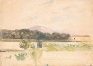 Giuseppe De Nittis - Paesaggio campano