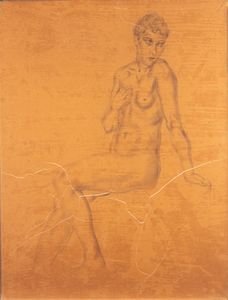 Léonard Tsuguharu Foujita - Nudo femminile