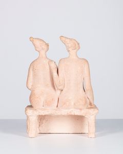 Napoleone Martinuzzi : Donne sedute  - Asta Importanti Dipinti e Sculture / Arte Figurativa tra XIX e XX Secolo - Associazione Nazionale - Case d'Asta italiane