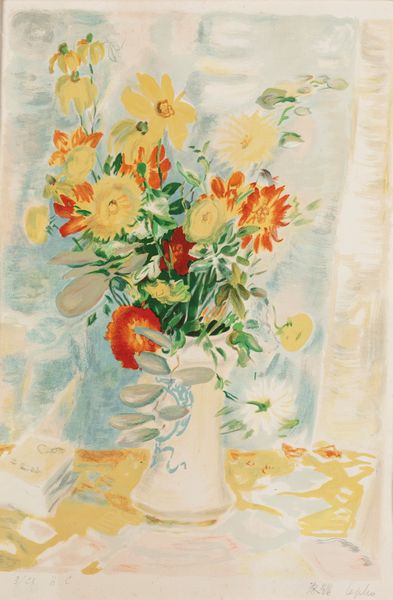 Le Pho : Vaso di fiori  - Asta Dipinti, Sculture e Grafiche / Arte Figurativa tra XIX e XX Secolo - Associazione Nazionale - Case d'Asta italiane