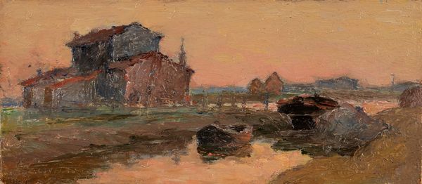 Oreste Paltrinieri : Casale a Viareggio  - Asta Dipinti, Sculture e Grafiche / Arte Figurativa tra XIX e XX Secolo - Associazione Nazionale - Case d'Asta italiane