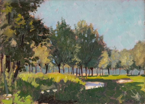 Leonardo Dudreville : Campagna a Feriolo  - Asta Dipinti, Sculture e Grafiche / Arte Figurativa tra XIX e XX Secolo - Associazione Nazionale - Case d'Asta italiane