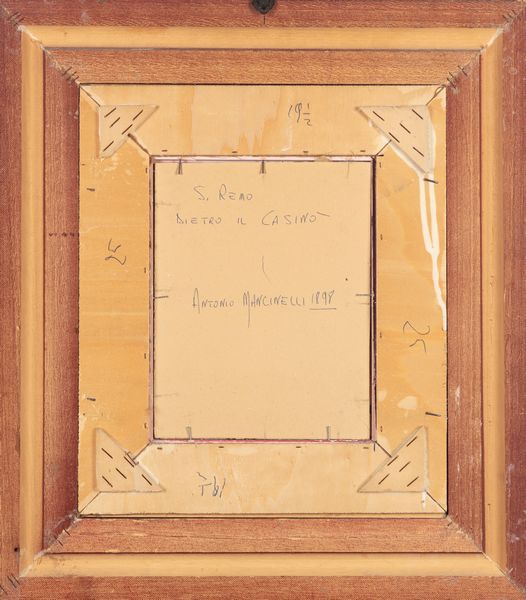 Antonio Mancinelli : San Remo dietro il Casin�; La casa sul fiume  - Asta Dipinti, Sculture e Grafiche / Arte Figurativa tra XIX e XX Secolo - Associazione Nazionale - Case d'Asta italiane