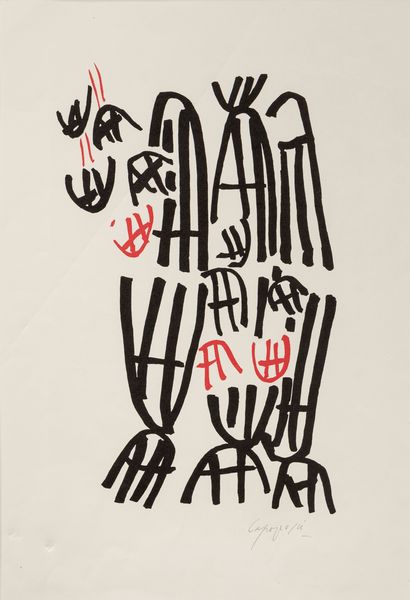 Giuseppe Capogrossi : Uomo del mio tempo  - Asta Arte Moderna e Contemporanea - Associazione Nazionale - Case d'Asta italiane