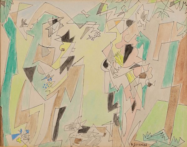 Gino Severini : Le Printemps et l'Et�  - Asta Arte Moderna e Contemporanea - Associazione Nazionale - Case d'Asta italiane