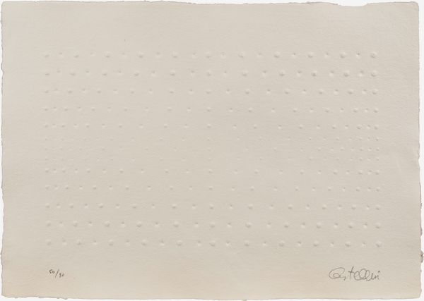 ENRICO CASTELLANI : 4 rilievi calcografici  - Asta Grafica Internazionale e Multipli d'Autore - Associazione Nazionale - Case d'Asta italiane