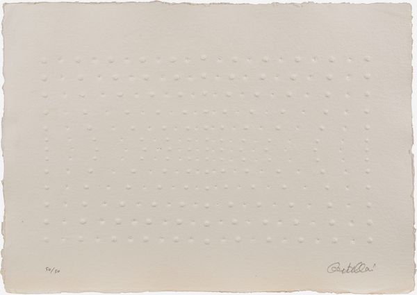 ENRICO CASTELLANI : 4 rilievi calcografici  - Asta Grafica Internazionale e Multipli d'Autore - Associazione Nazionale - Case d'Asta italiane