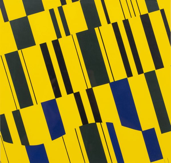 Günter Fruhtrunk : Blaue Partikel  - Asta Grafica Internazionale e Multipli d'Autore - Associazione Nazionale - Case d'Asta italiane