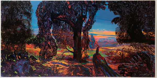 ERNST FUCHS : Il pavone  - Asta Grafica Internazionale e Multipli d'Autore - Associazione Nazionale - Case d'Asta italiane