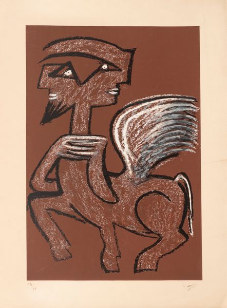 ROBERTO SEBASTIAN MATTA : Centauro alato  - Asta Grafica Internazionale e Multipli d'Autore - Associazione Nazionale - Case d'Asta italiane